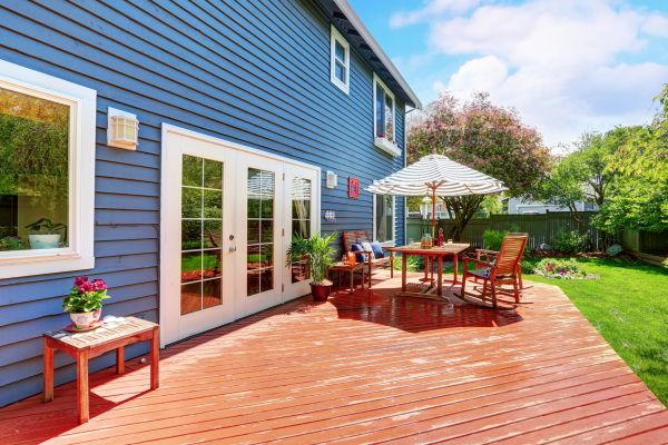 Blue Siding Installation in San Mateo