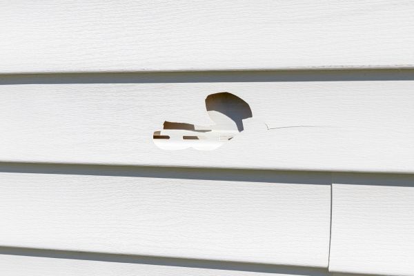 Cost of White Vinyl Siding Repair in San Mateo